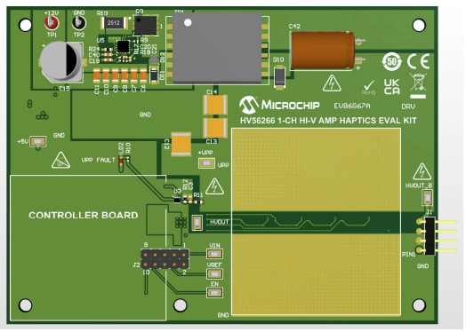 Microchip Technology EV86G67A Haptic Evaluation Kit